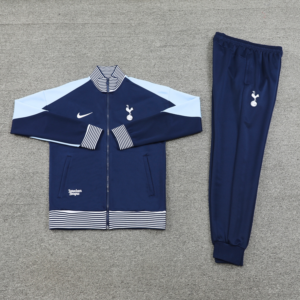 24-25 Tottenham Blue Jacket Tracksuit/ 24-25 热刺蓝色夹克训练服