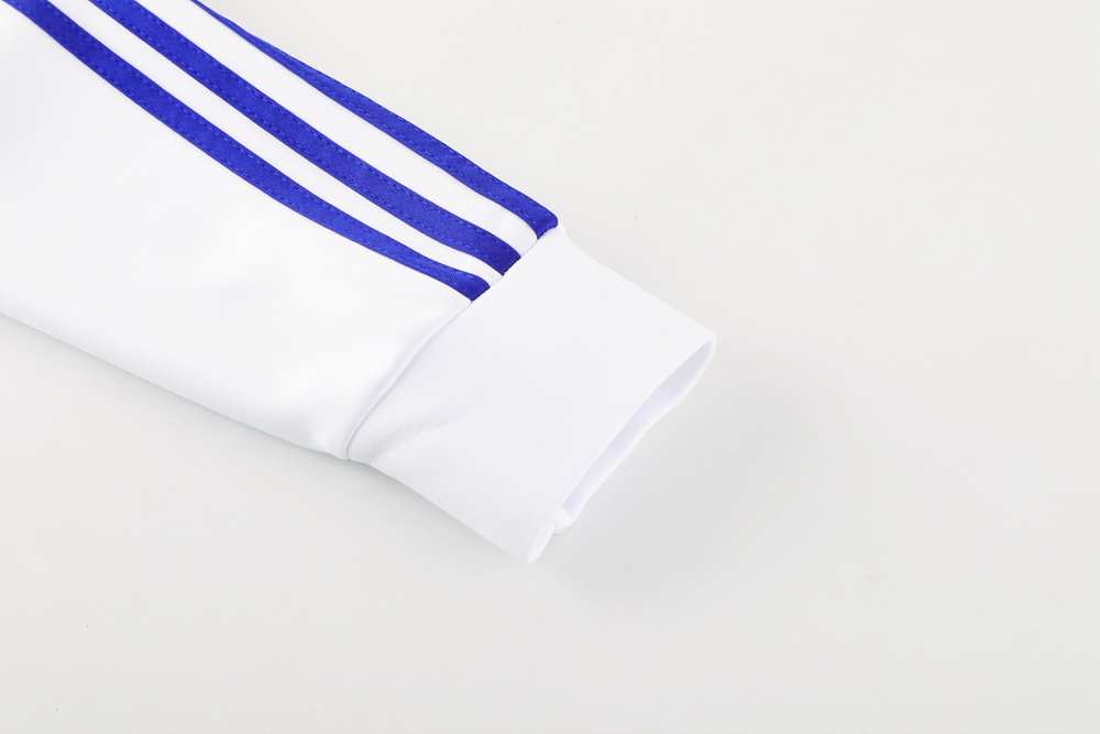 24-25 Real Madrid White Jacket Tracksuit/ 24-25 皇马白色夹克训练服