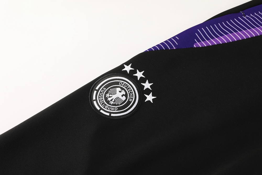 2024Germany Purple Jacket Tracksuit/ 2024德国紫色夹克训练服