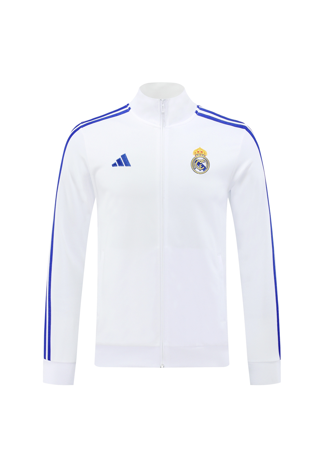 24-25 Real Madrid White Jacket Tracksuit/ 24-25 皇马白色夹克训练服