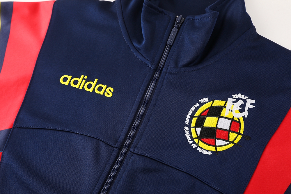 2024 Spain Dark Blue Jacket Tracksuit/ 24-25 西班牙蓝色夹克训练服