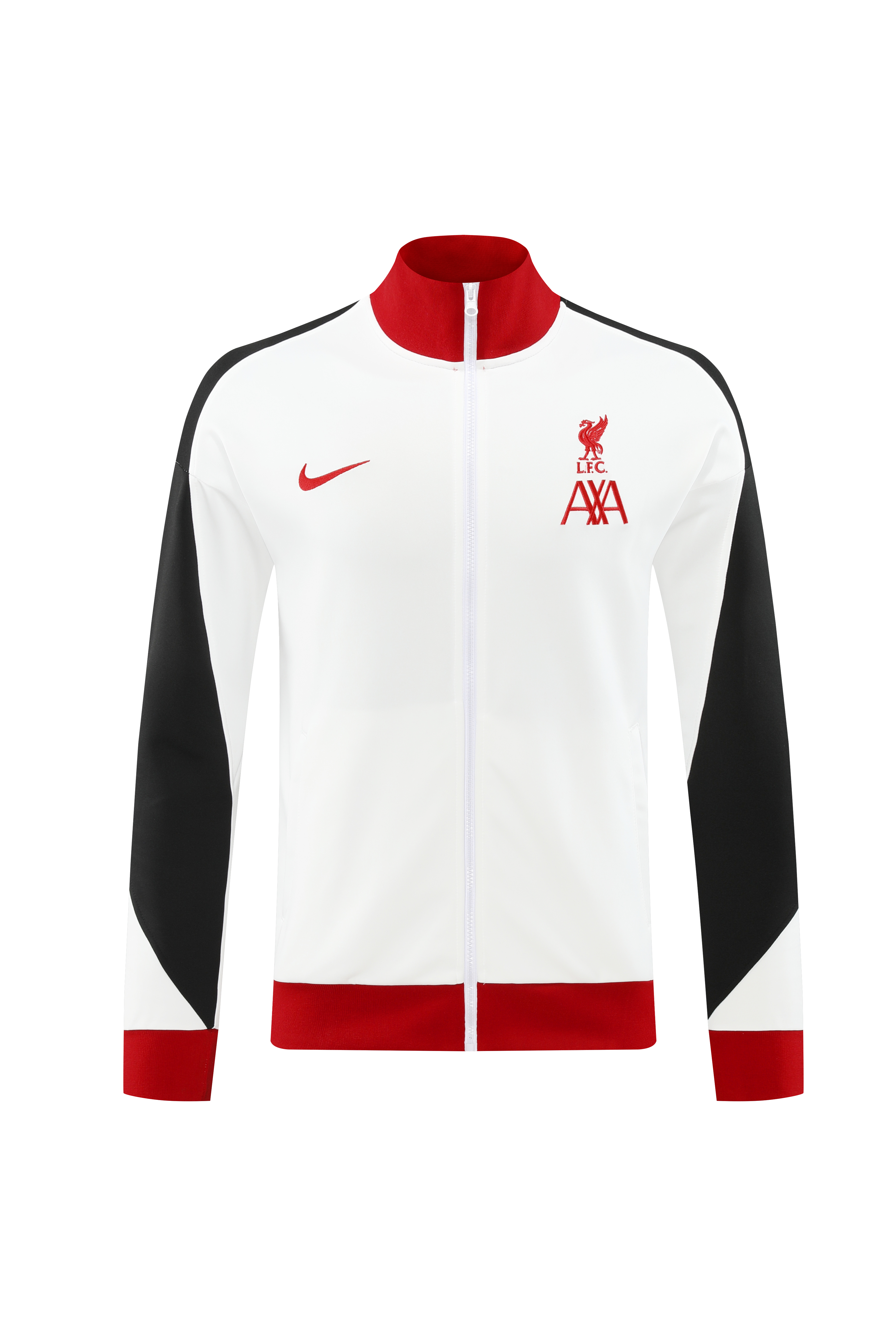 24-25 Liverpool White Jacket Tracksuit/ 24-25利物浦白色夹克训练服