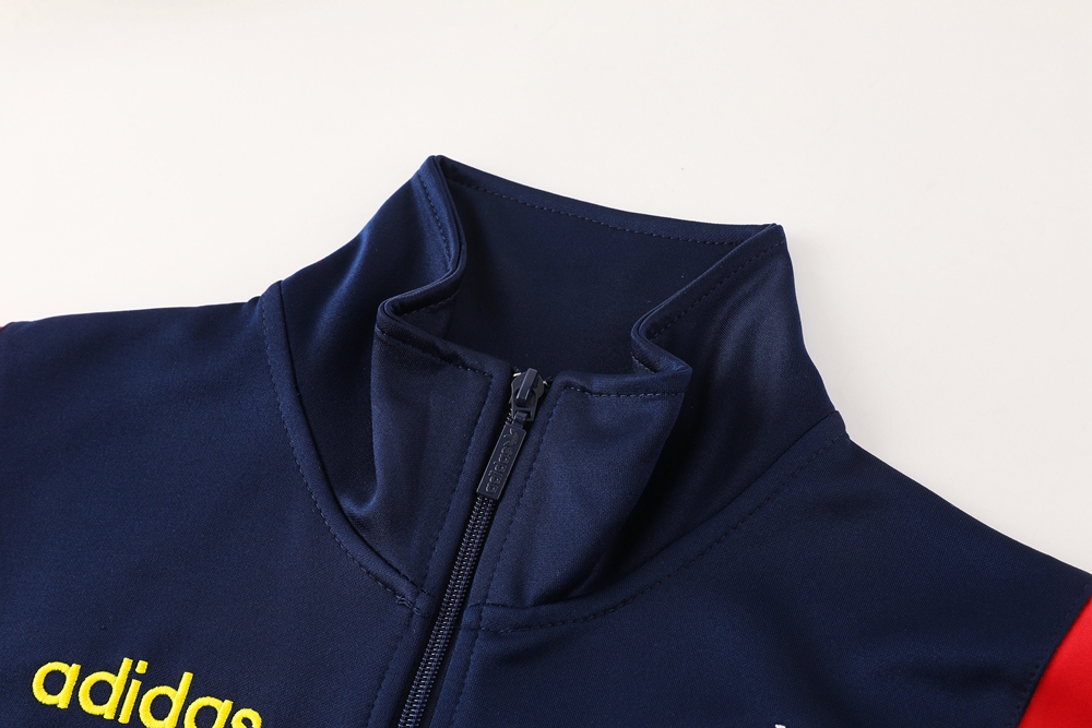 2024 Spain Dark Blue Jacket Tracksuit/ 24-25 西班牙蓝色夹克训练服