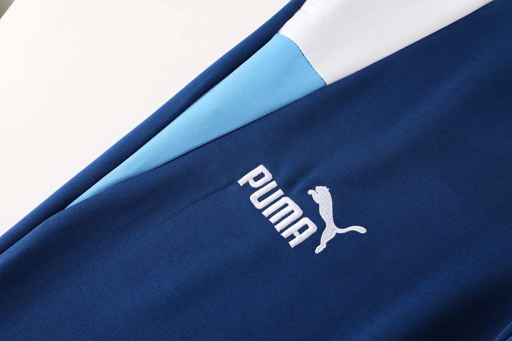 24-25 Olympique Marseille Blue Jacket Tracksuit/ 24-25马赛夹克训练服