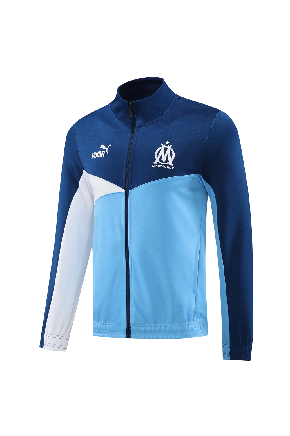 24-25 Olympique Marseille Blue Jacket Tracksuit/ 24-25马赛夹克训练服