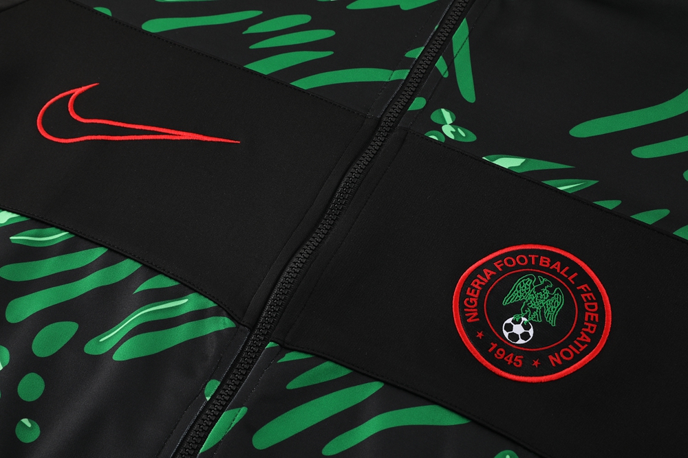 2024 Nigeria Green Jacket Tracksuit/2024尼日尼亚夹克训练服