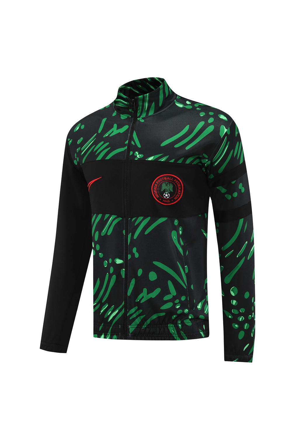 2024 Nigeria Green Jacket Tracksuit/2024尼日尼亚夹克训练服