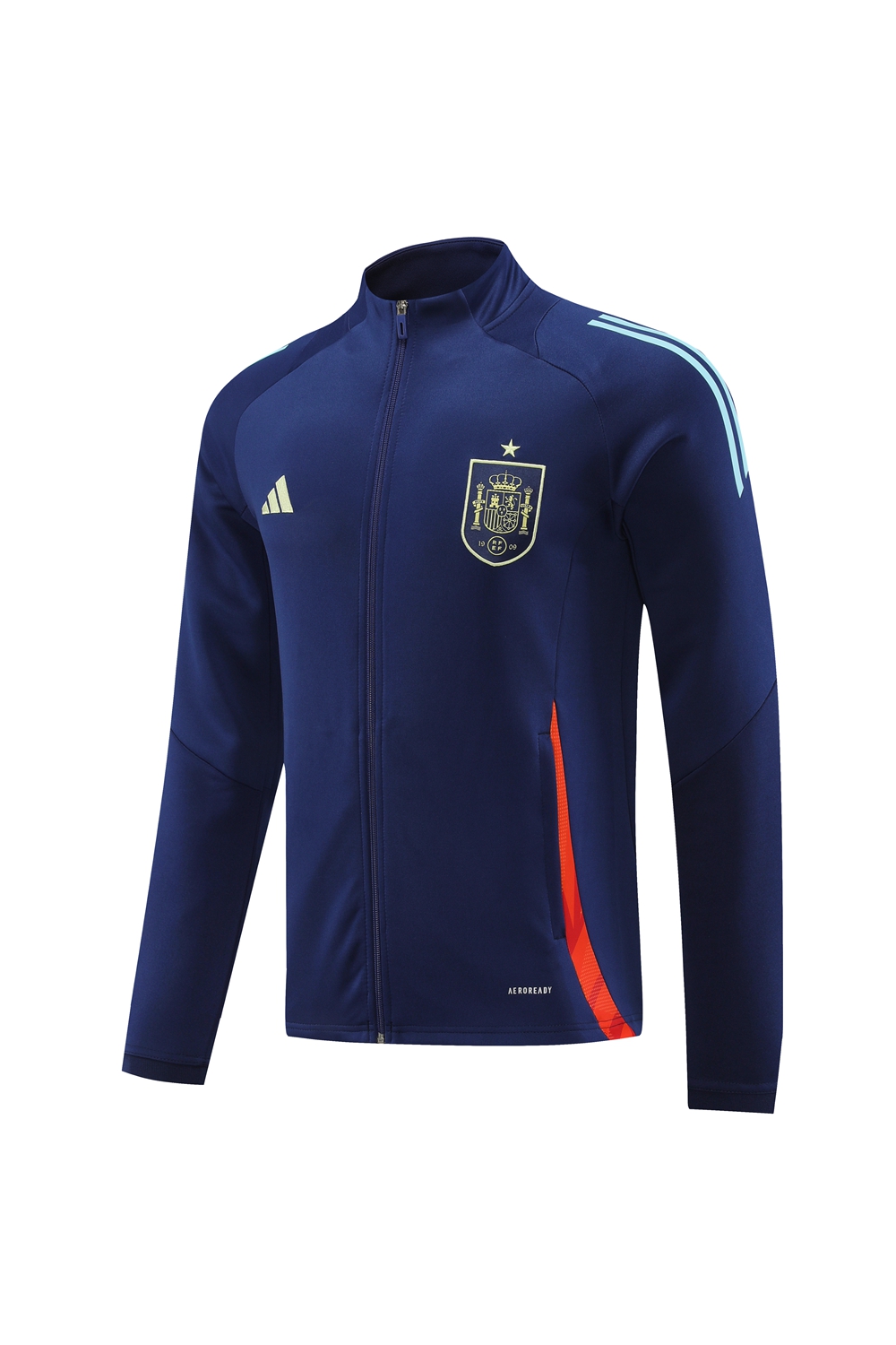 2024 Spain Blue Jacket Tracksuit/ 2024西班牙蓝色夹克训练服
