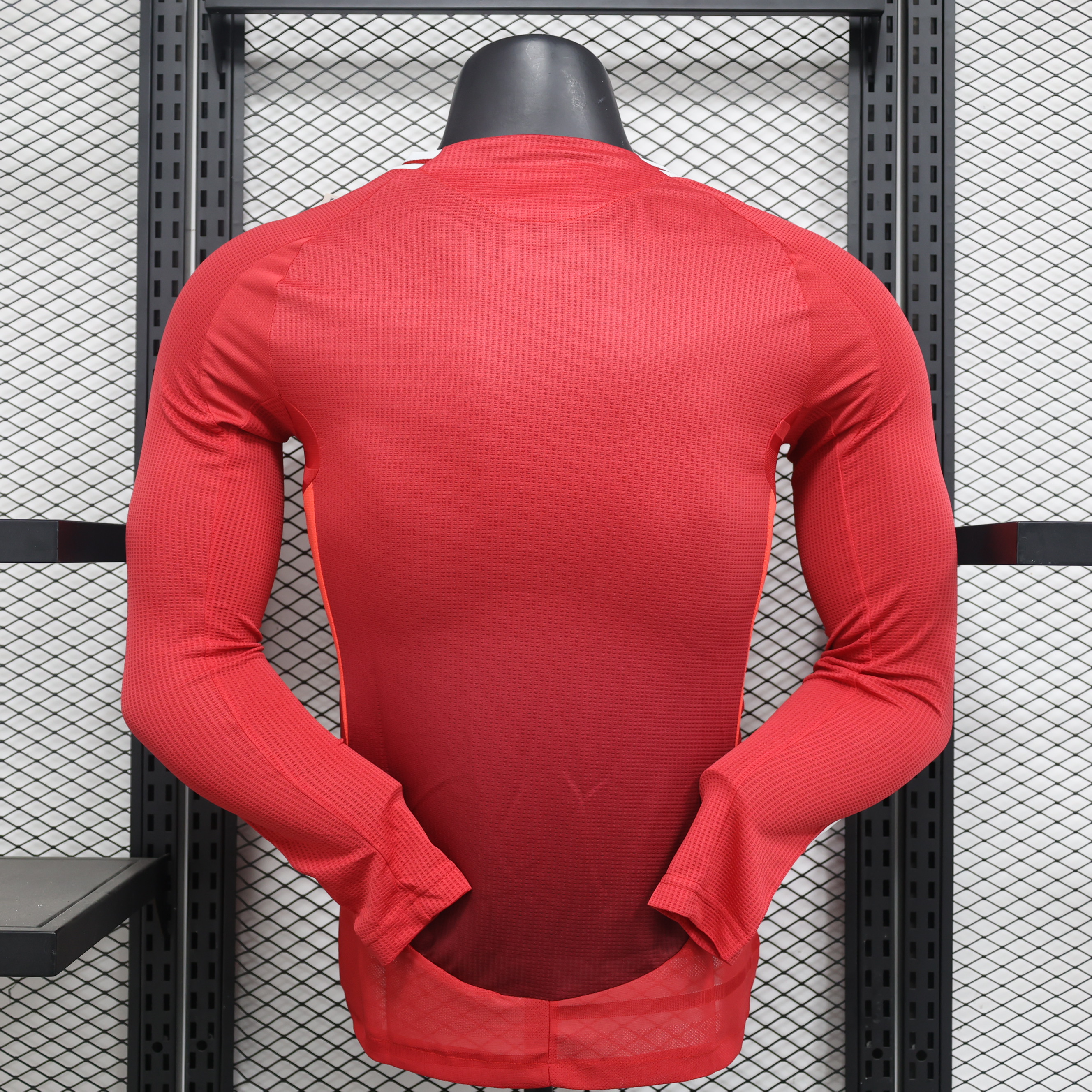 24-25 Manchester United Home Long Sleeve Player Jersey/24-25 曼联主场球员长袖