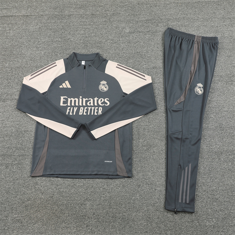 24-25 Real Madrid Training Suit/ 24-25皇马半拉训练服