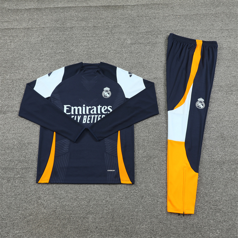 24-25 Real Madrid Player Version Training Suit/24-25皇马半拉训练服,球员版