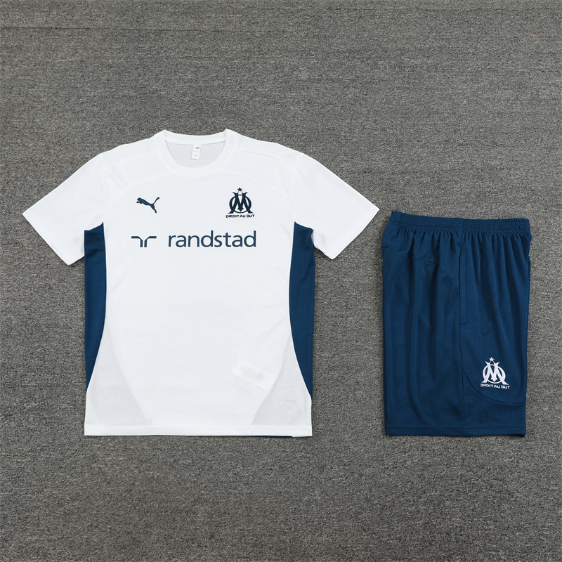 24-25 Olympique Marseille Short Sleeve Training Suit/ 24-25马赛短袖训练服