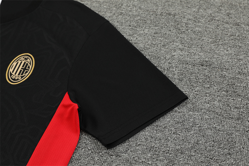 24-25 AC Milan Short Sleeve Training Suit/ 24-25AC米兰短袖训练服