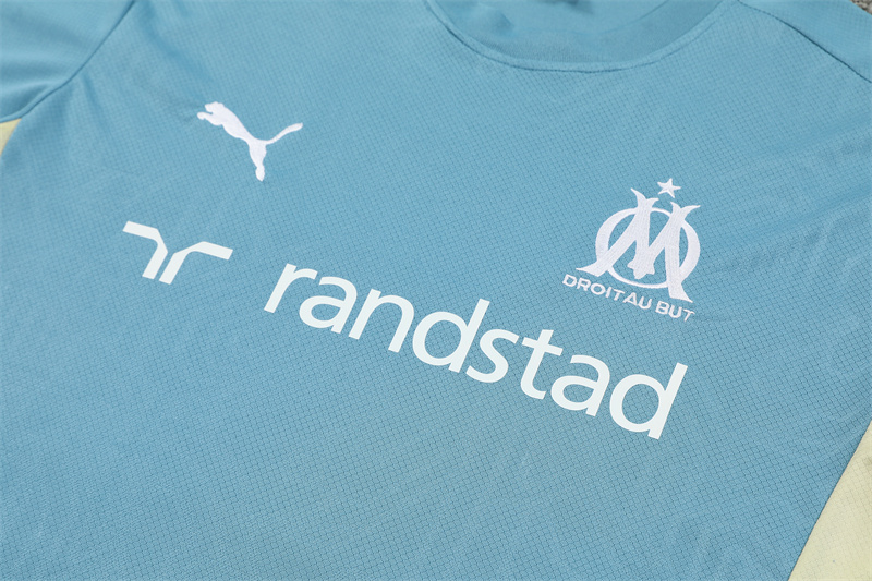 24-25 Olympique Marseille Short Sleeve Training Suit/ 24-25马赛短袖训练服
