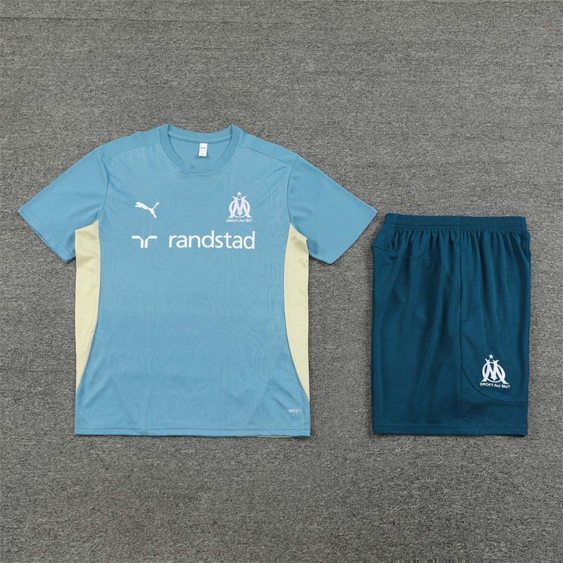 24-25 Olympique Marseille Short Sleeve Training Suit/ 24-25马赛短袖训练服
