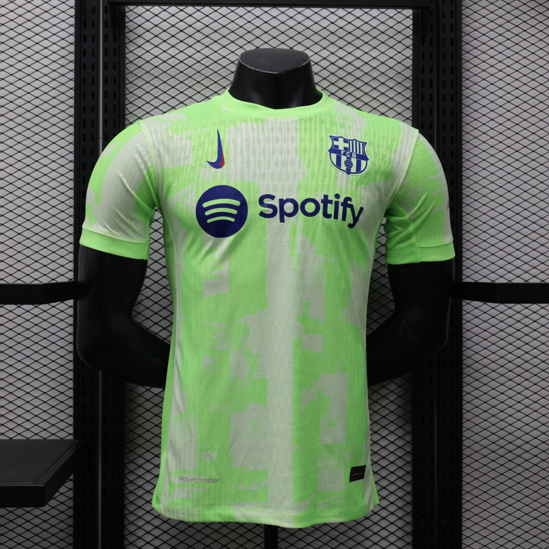 24-25 Barcelona Third Player VersionJersey/ 24-25巴萨第二客场球员版