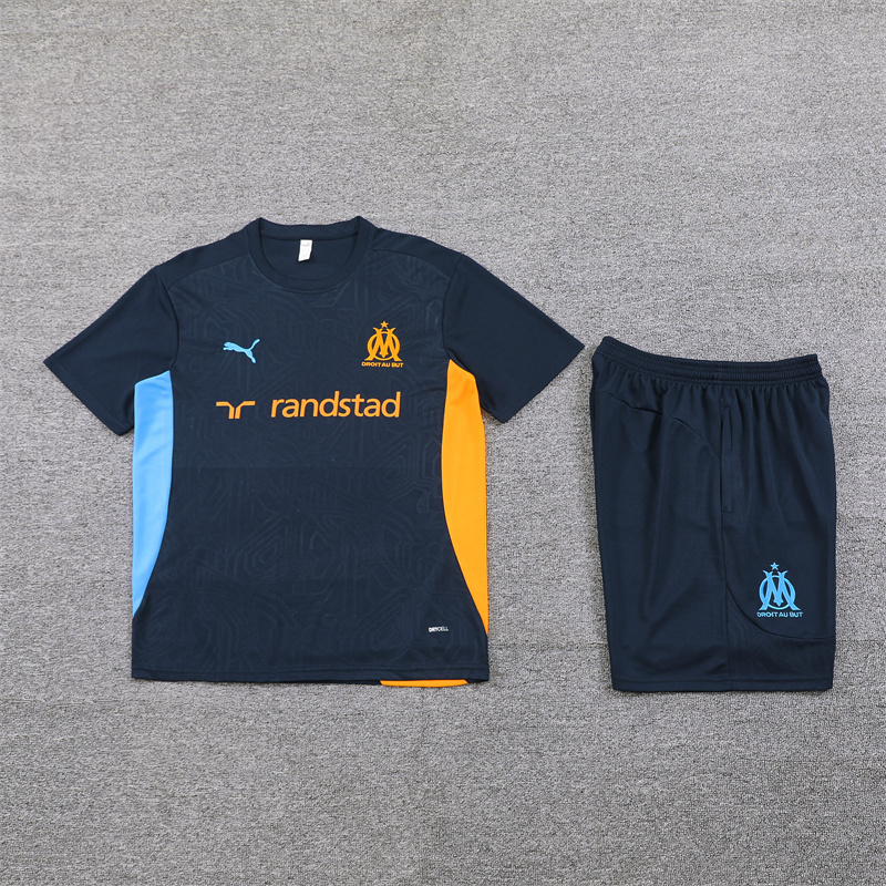 24-25 Olympique Marseille Short Sleeve Training Suit/ 24-25马赛短袖训练服