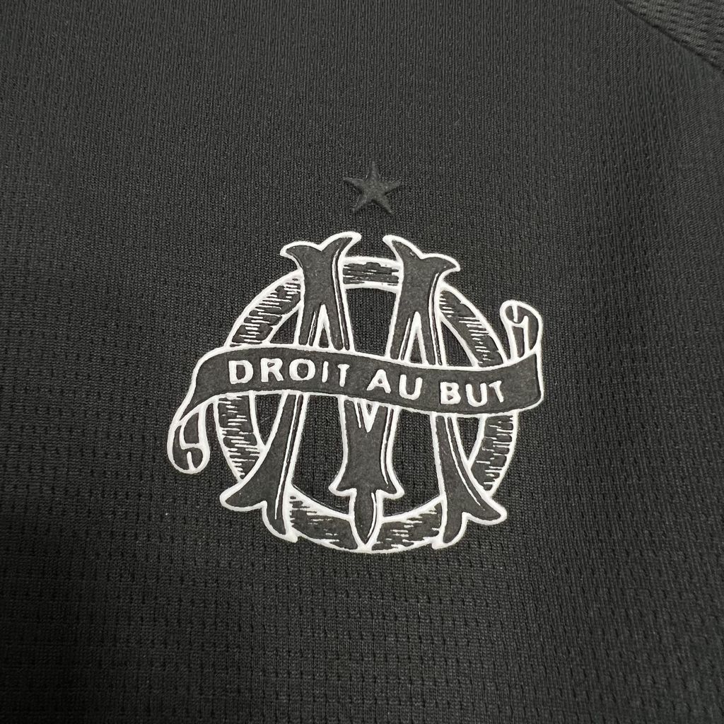 24-25 Olympique Marseille 125th Anniversary Black Fans Jersey/24-25马赛周年版黑色球迷版