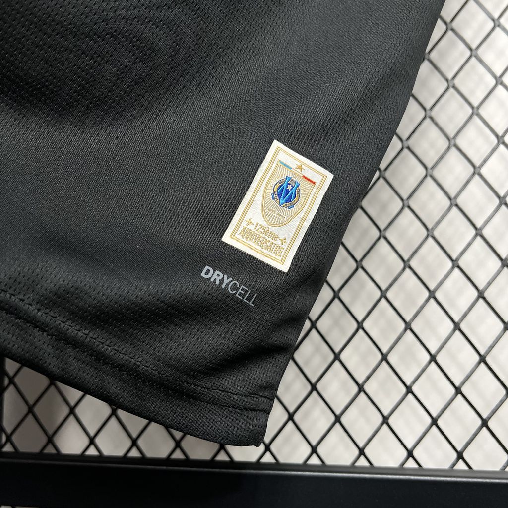 24-25 Olympique Marseille 125th Anniversary Black Fans Jersey/24-25马赛周年版黑色球迷版