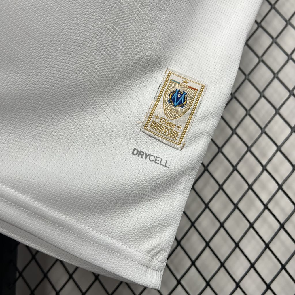 24-25 Olympique Marseille 125th Anniversary Fans Jersey/24-25马赛周年版白色球迷版