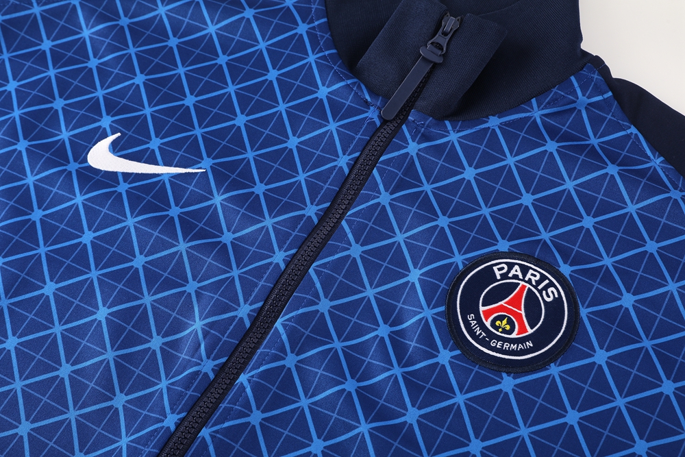 24-25 PSG Blue Jacket Tracksuit/ 24-25巴黎夹克训练服