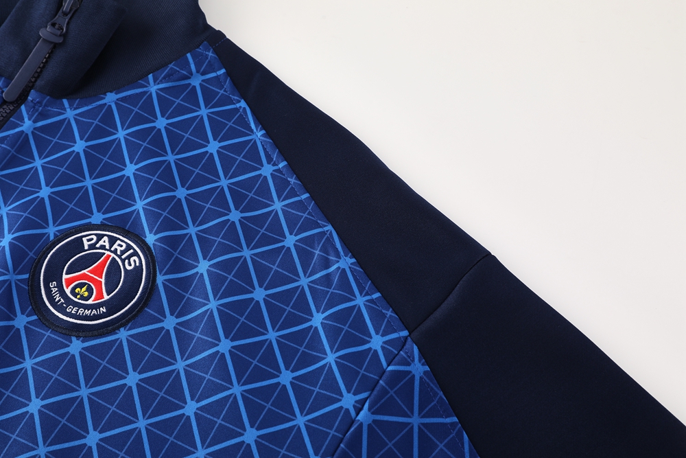 24-25 PSG Blue Jacket Tracksuit/ 24-25巴黎夹克训练服