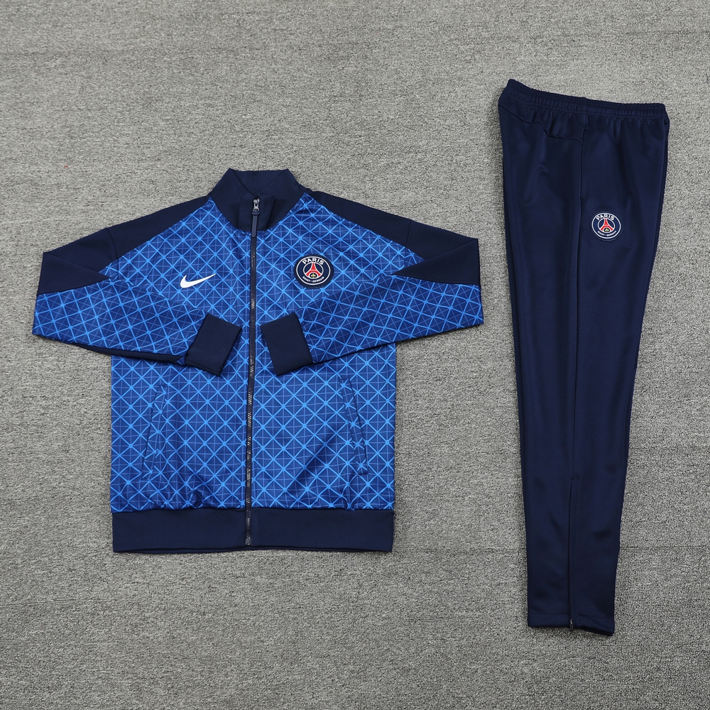 24-25 PSG Blue Jacket Tracksuit/ 24-25巴黎夹克训练服