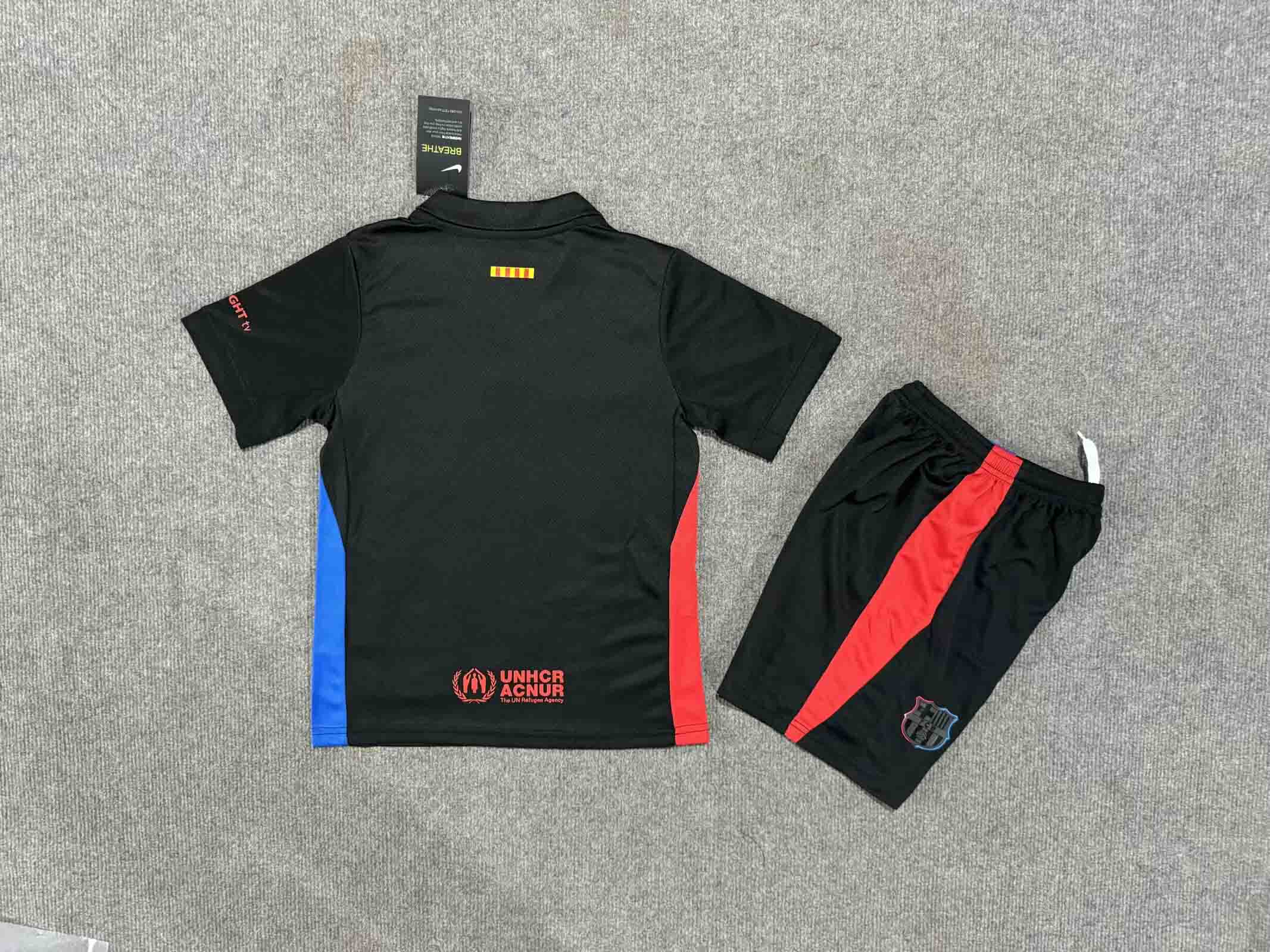 24-25 Barcelona Away Kid Kit/24-25 巴萨客场童装