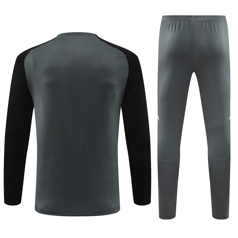 24-25 Manchester United Grey Player Version Training Suit/24-25曼联半拉训练服,球员版