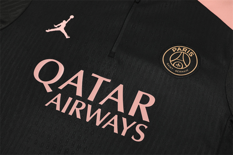24-25 PSG Black and Pink Player Training Suit/24-25PSG巴黎训练服,球员版