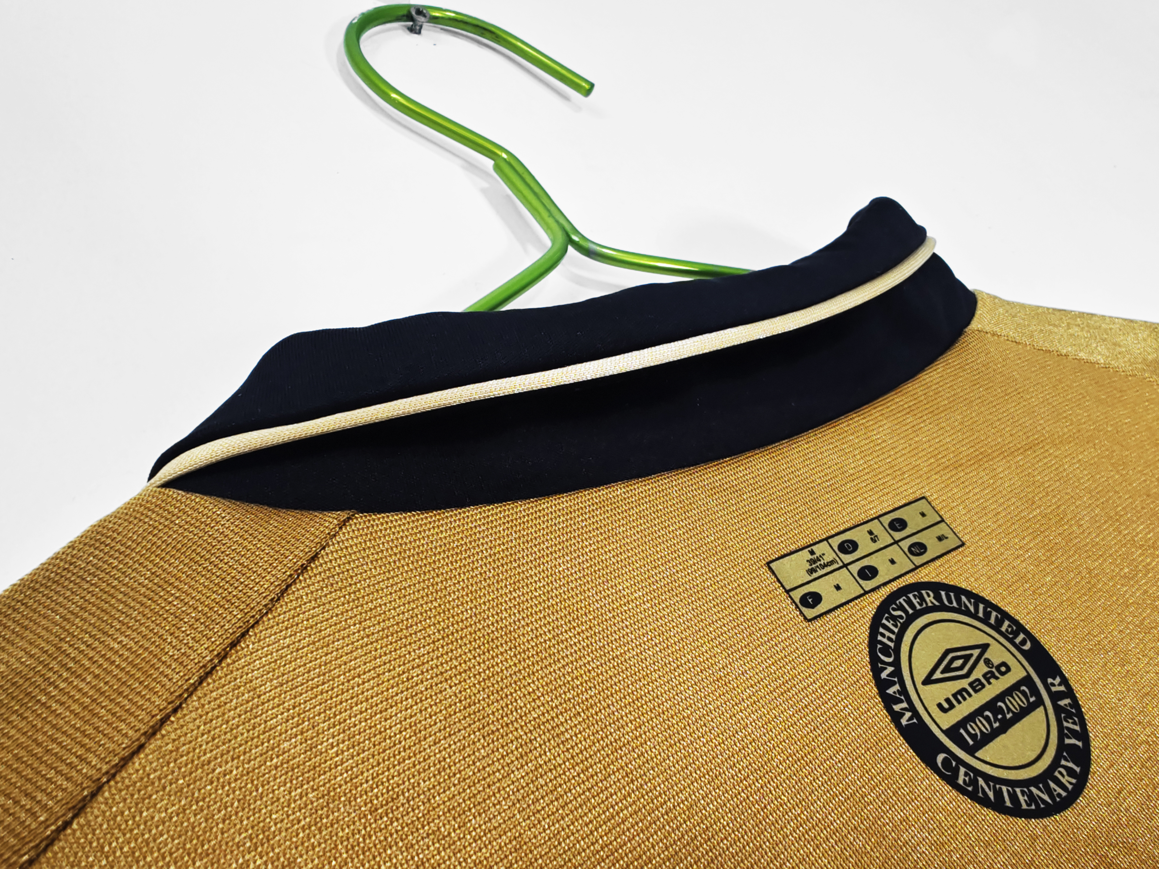01-02 Manchester United Reversible Centenary Edition Jersey/01-02 曼联百周年双面长袖复古
