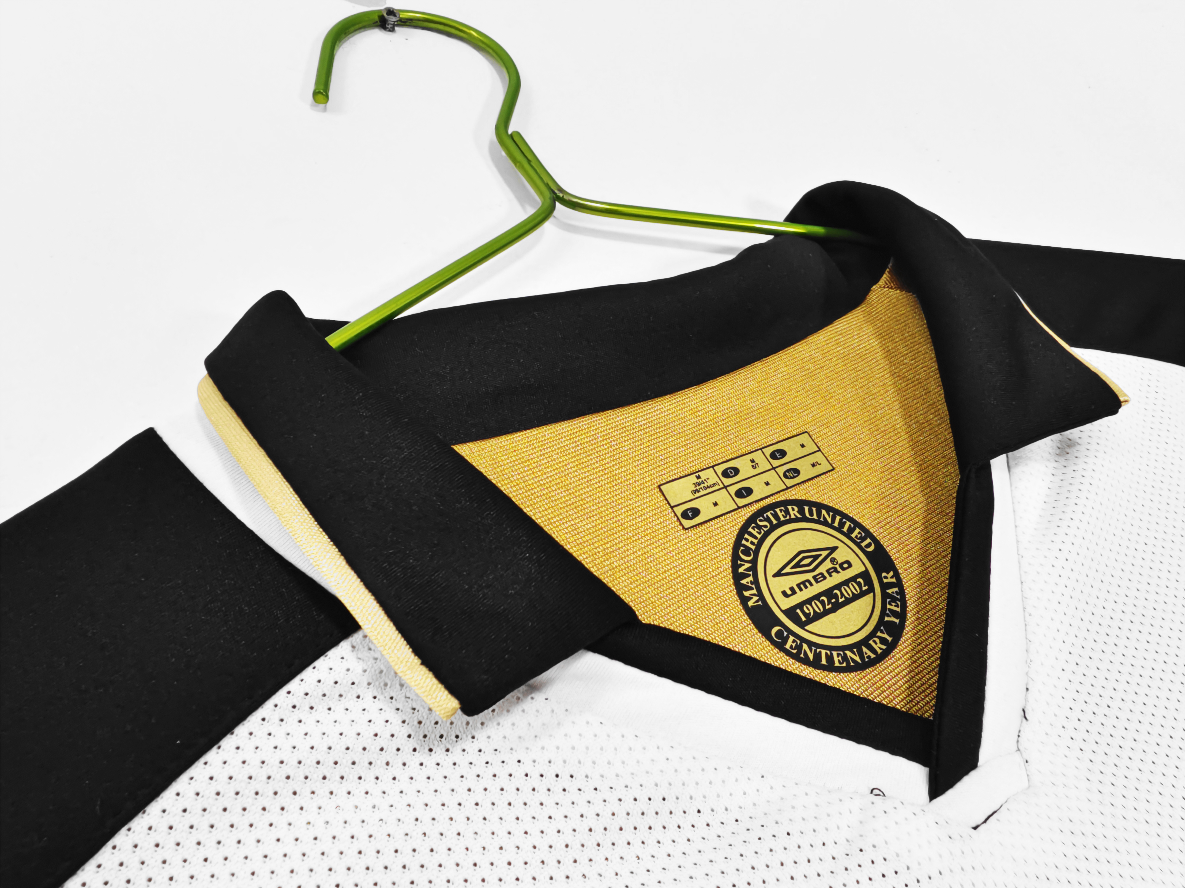 01-02 Manchester United Reversible Centenary Edition Jersey/01-02 曼联百周年双面长袖复古