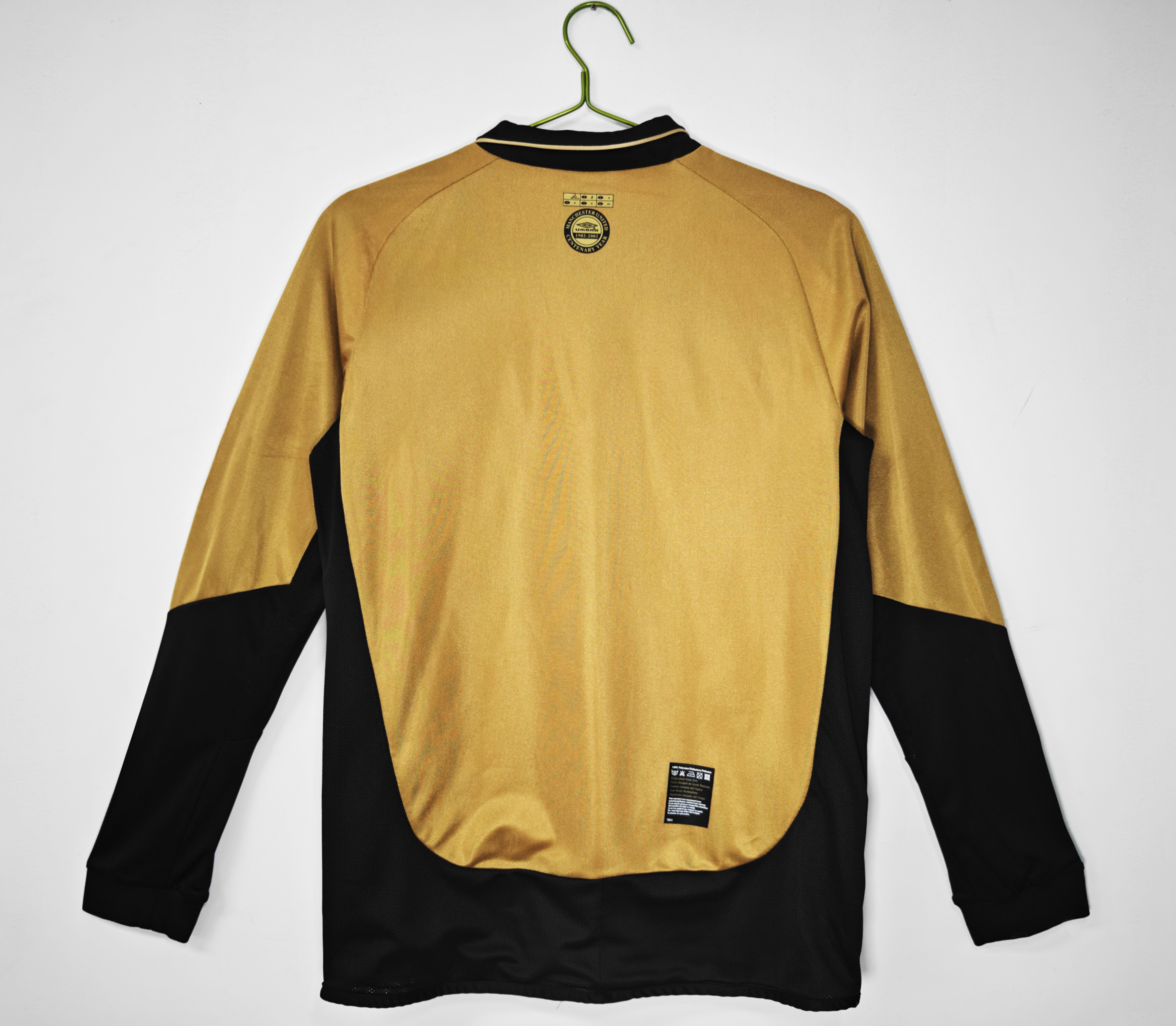 01-02 Manchester United Reversible Centenary Edition Jersey/01-02 曼联百周年双面长袖复古