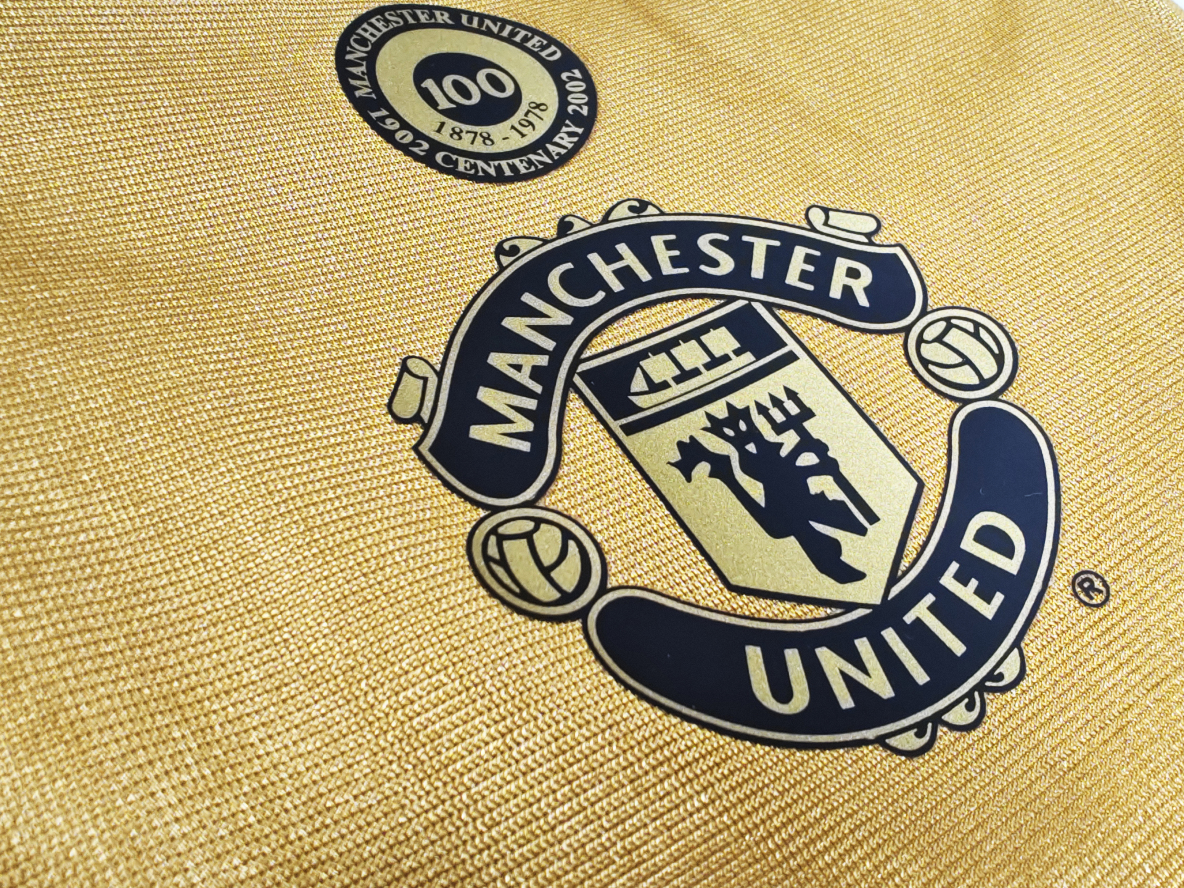 01-02 Manchester United Reversible Centenary Edition Jersey/01-02 曼联百周年双面长袖复古