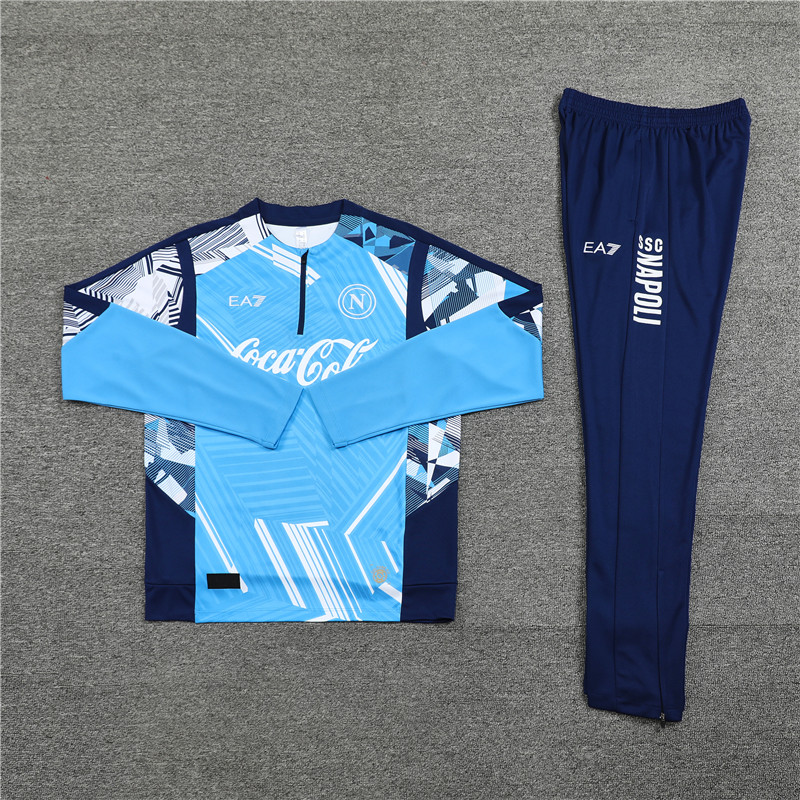 24-25 Napoli Training Suit/24-25那不勒斯半拉训练服
