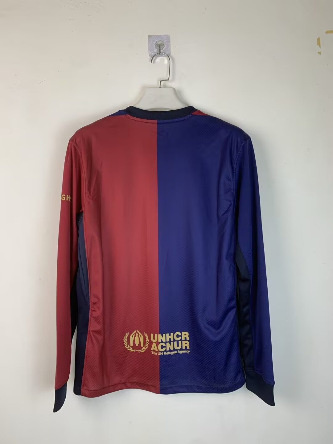 24-25 Barcelona Home Fans Version Long sleeve Jersey/ 24-25巴萨主场长袖(大广告)
