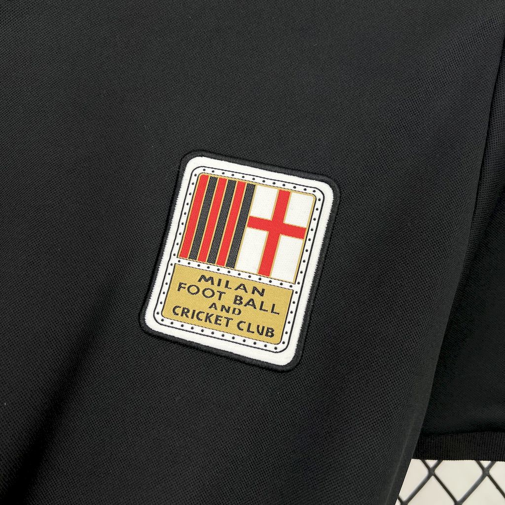 24-25 AC Milan 125th Anniversary Black Fans Jersey/24-25 AC米兰125周年黑色球迷版