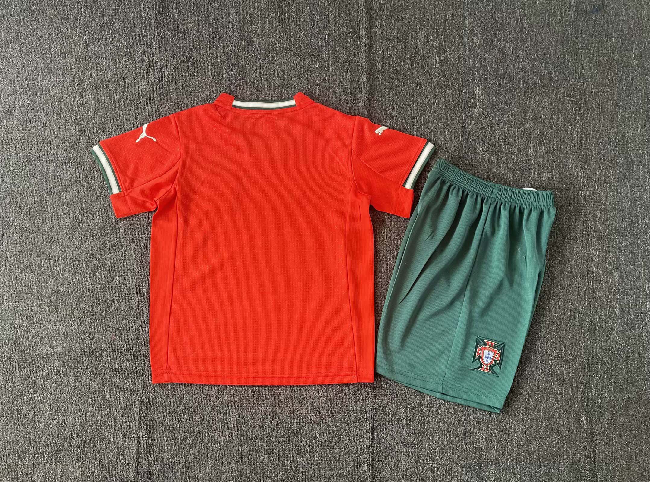 2025 Portugal Home Kid Kit/ 2025 葡萄牙主场童装