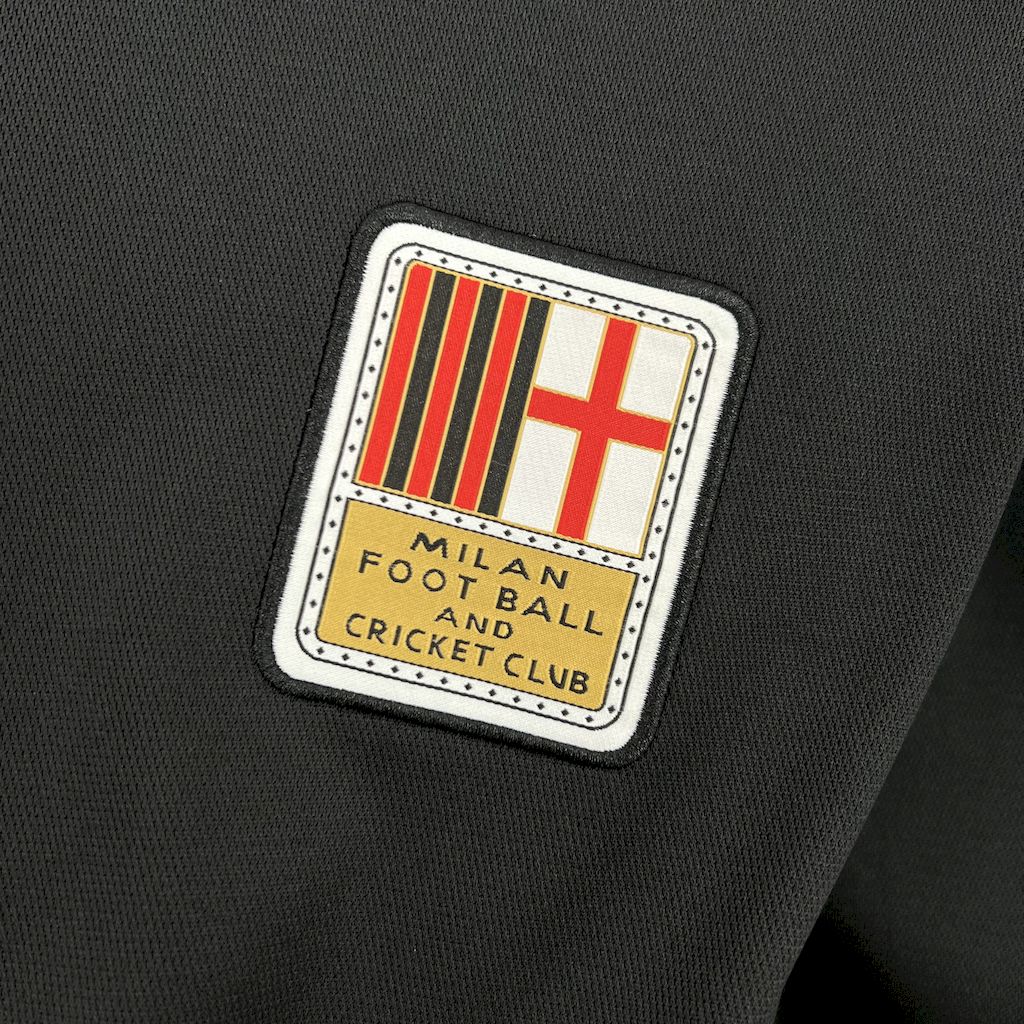 24-25 AC Milan 125th Anniversary Long Sleeve Black Fans Jersey/24-25 AC米兰125周年球迷版黑色长袖