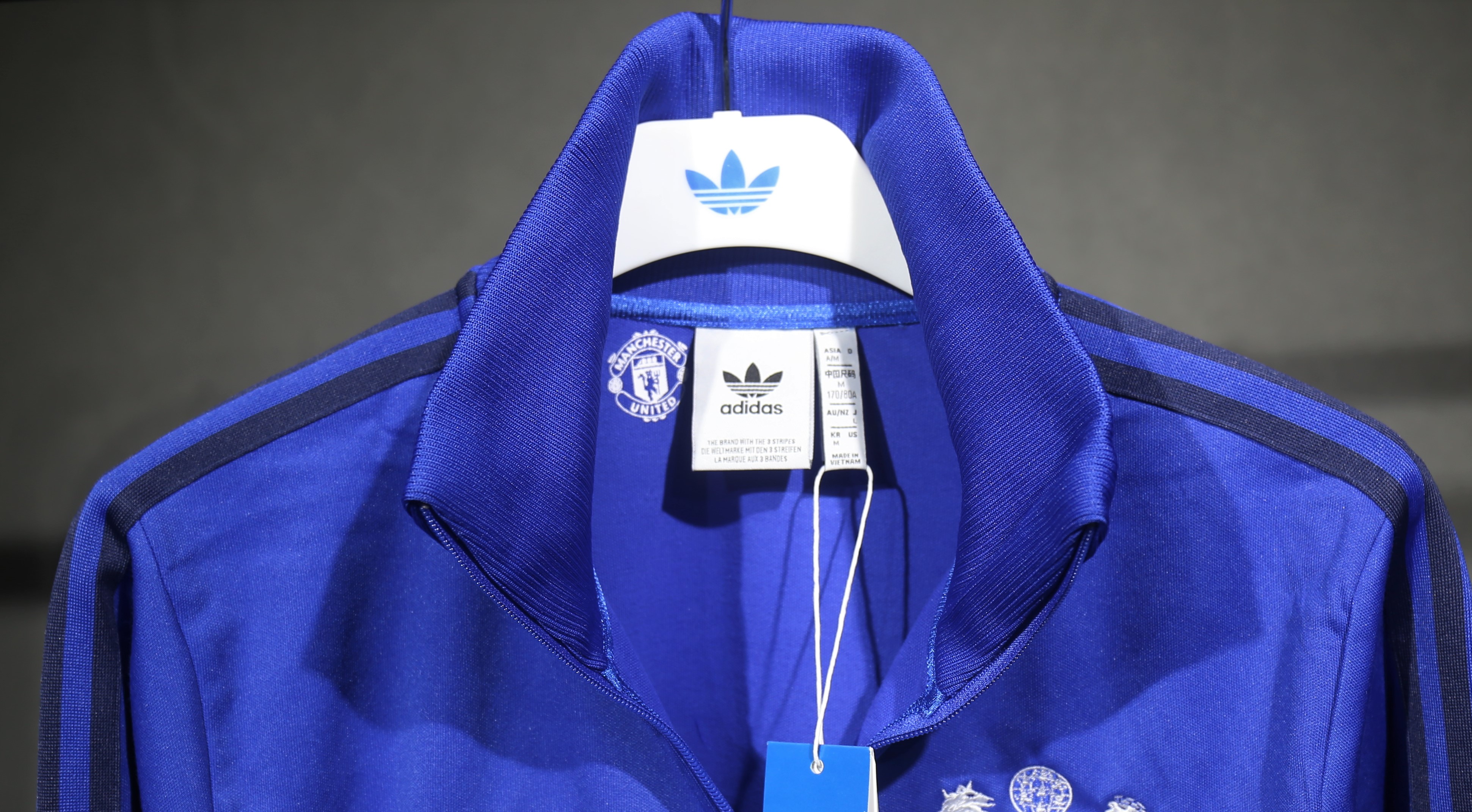 24-25 Manchester United Blue Retro Jacket Suit/ 24-25 曼联蓝色复古夹克套装