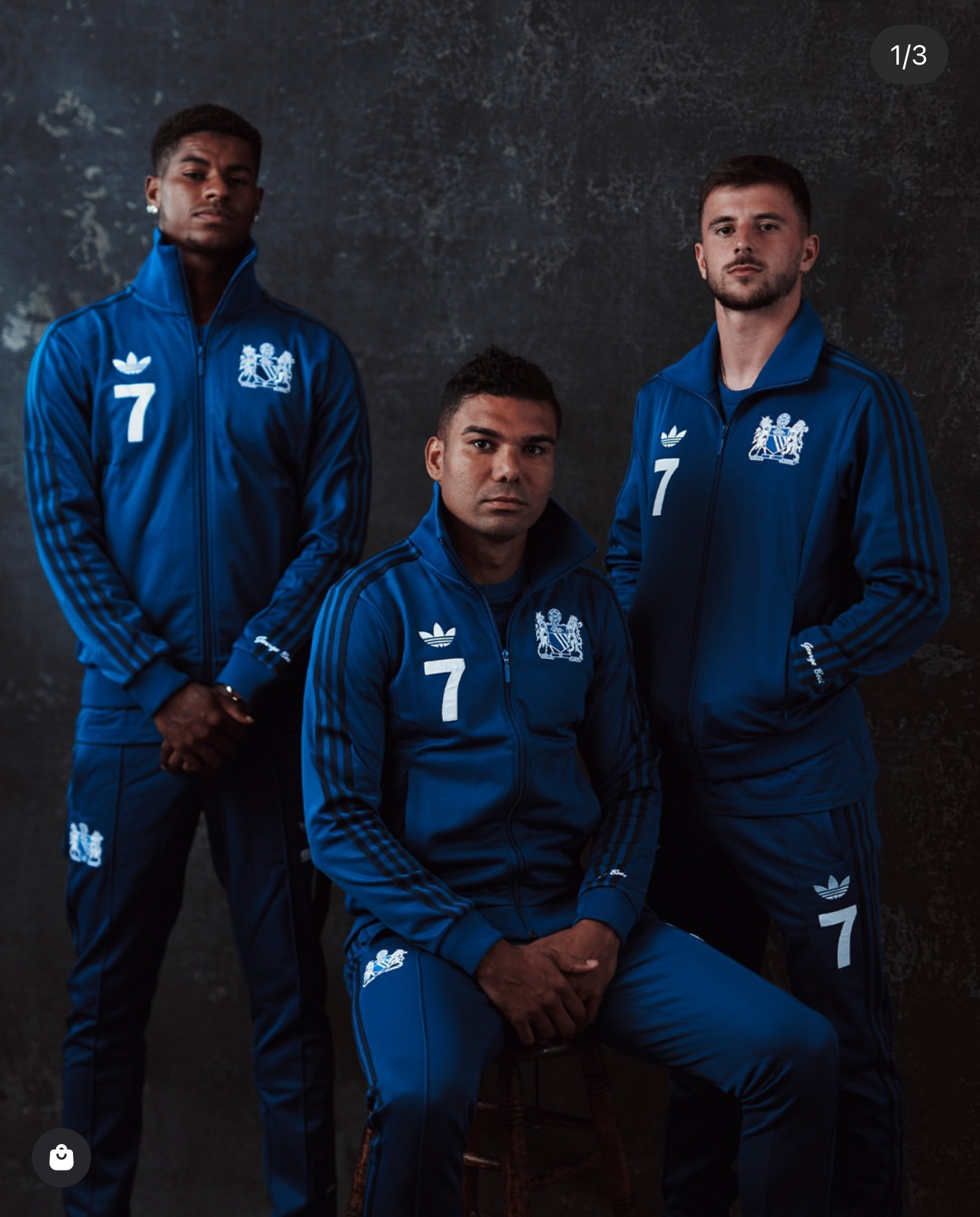24-25 Manchester United Blue Retro Jacket Suit/ 24-25 曼联蓝色复古夹克套装