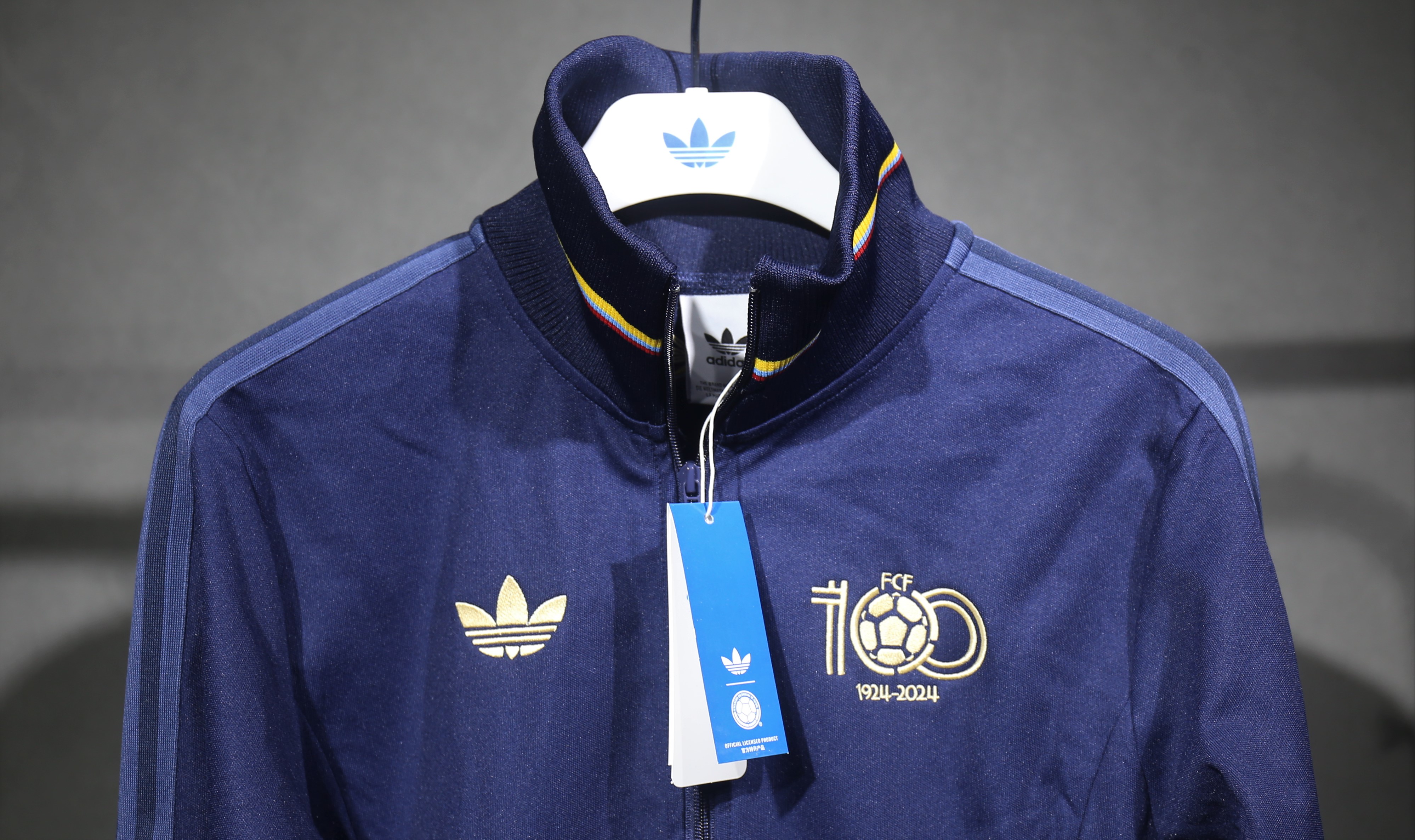 2024 Colombia Blue Retro Jacket Suit/ 2024 哥伦比亚蓝色复古夹克套装
