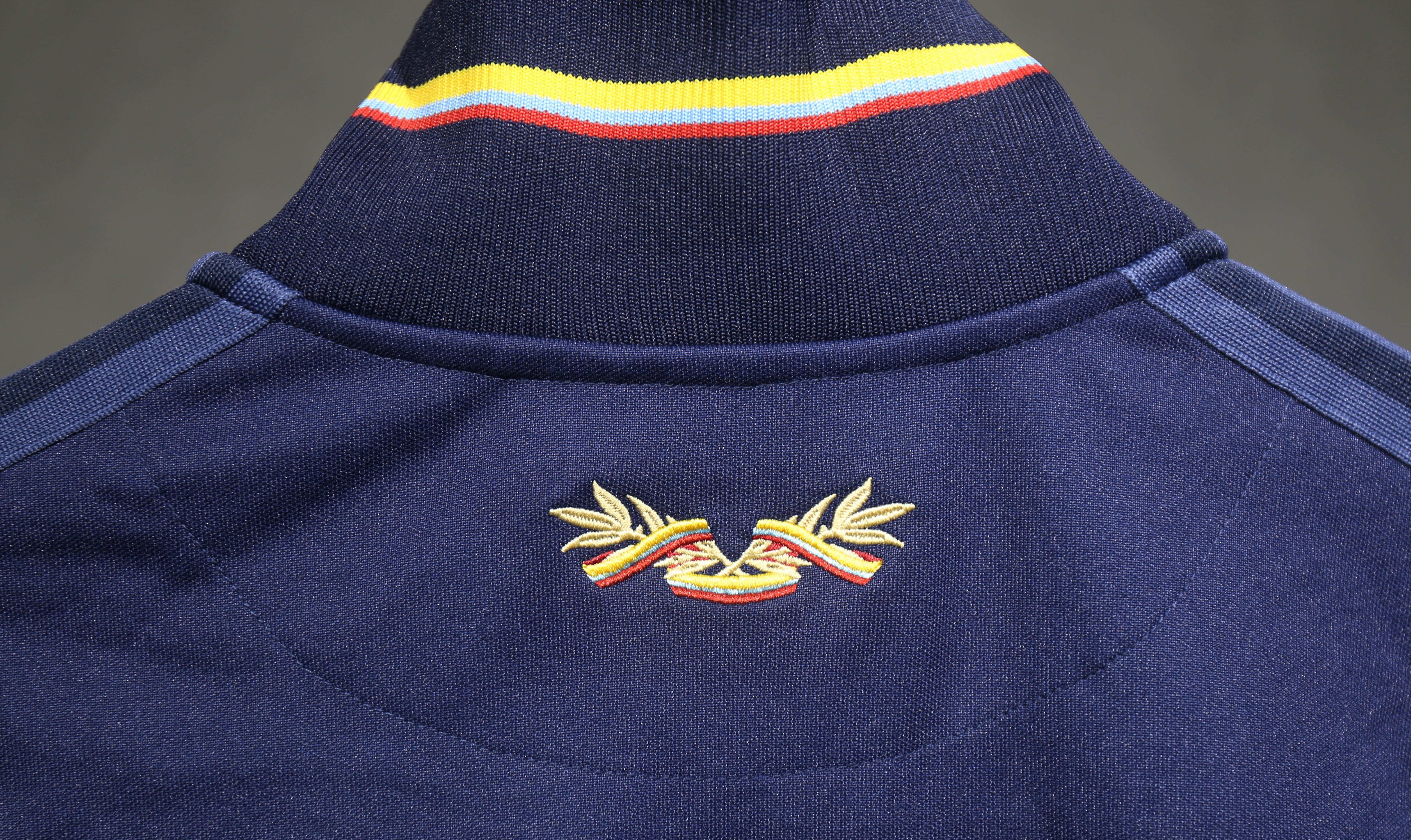 2024 Colombia Blue Retro Jacket Suit/ 2024 哥伦比亚蓝色复古夹克套装