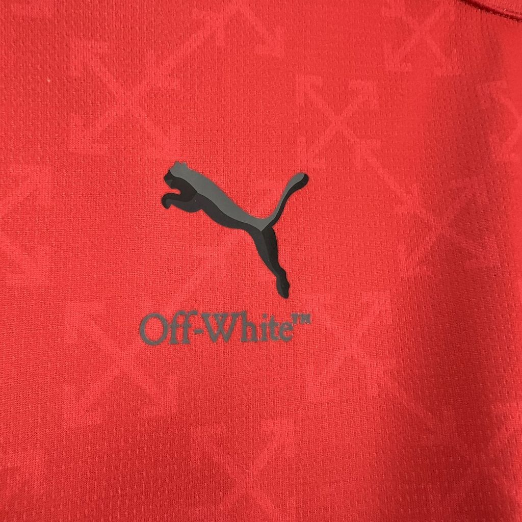 24-25 AC Milan Off White Speical Fans Jersey/24-25 AC米兰off white 联名球迷