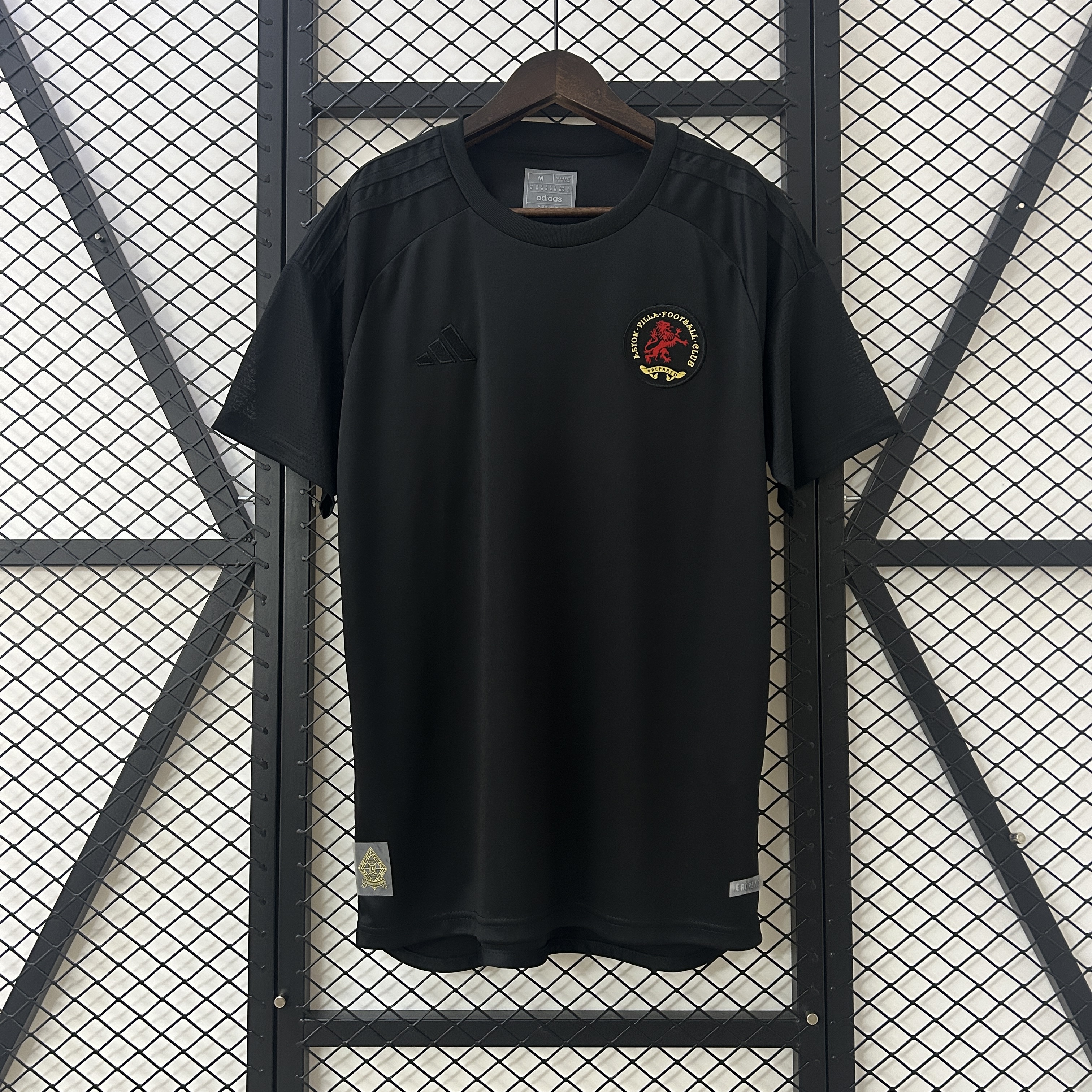 24-25 Aston Villa Black 125 Years Fans Jersey/24-25 阿斯顿维拉125周年