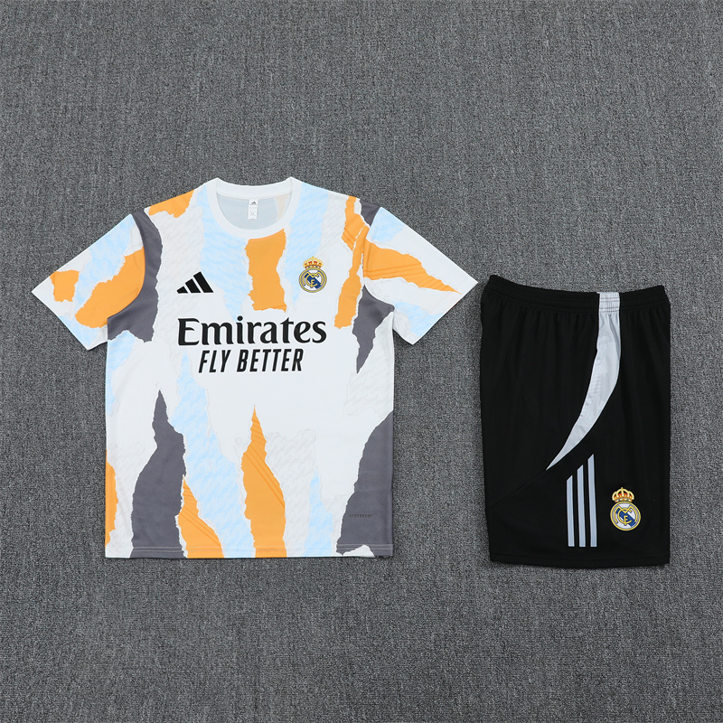 24-25 Real Madrid Short Sleeve Training Suit/ 24-25皇马短袖训练服