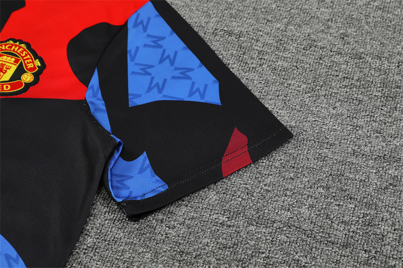 24-25 Manchester United Short Sleeve Training Suit/ 24-25 曼联短袖训练服