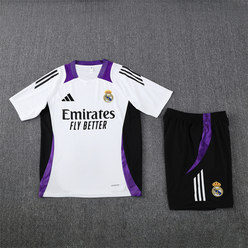 24-25 Real Madrid Short Sleeve Training Suit/ 24-25皇马短袖训练服