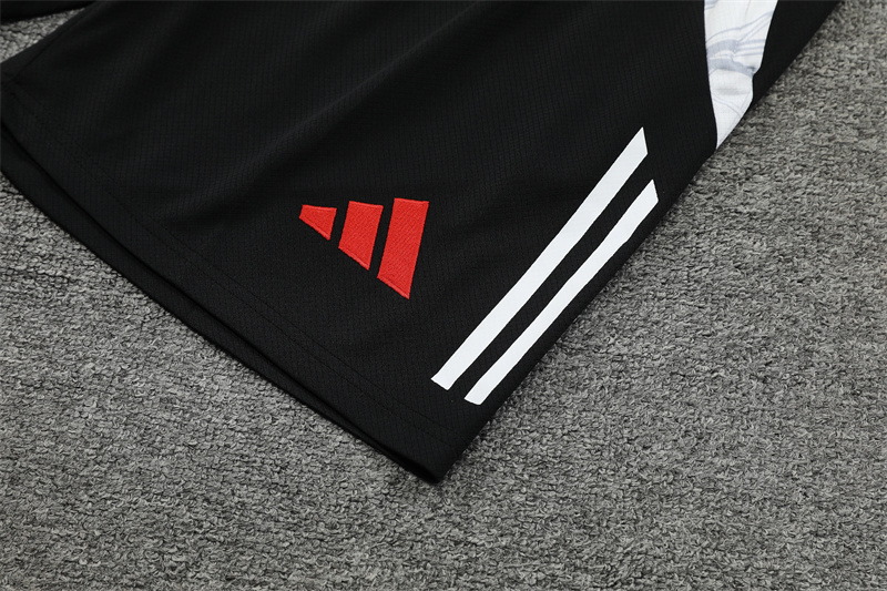 24-25 Manchester United Red Short Sleeve Training Suit/ 24-25 曼联红色短袖训练服