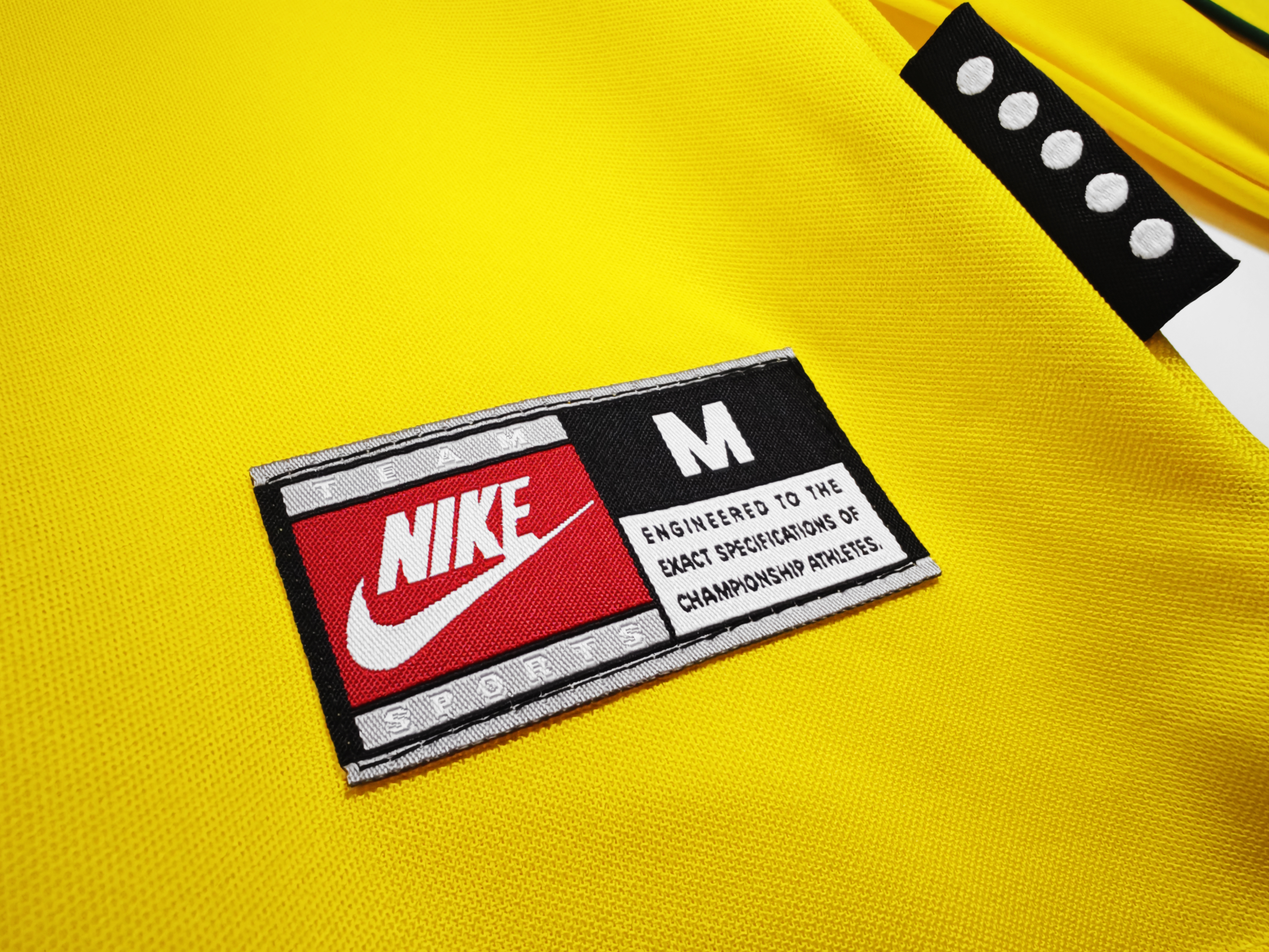 1998 Brazil Home Retro Long Sleeve Jersey/1998巴西主场长袖